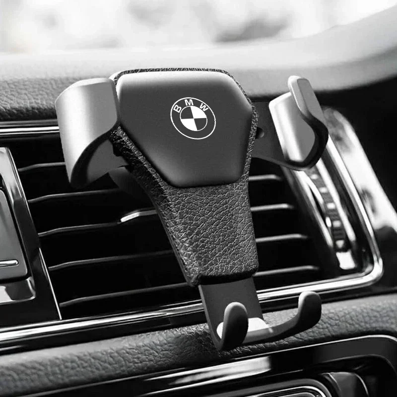 Car Badge Phone Holder Bracket Air Clip Mount Stand Accessories Vent GPS Navigation Mobile For BMW GT I4 I3 I8 X3 X4 E34 E46 Z4