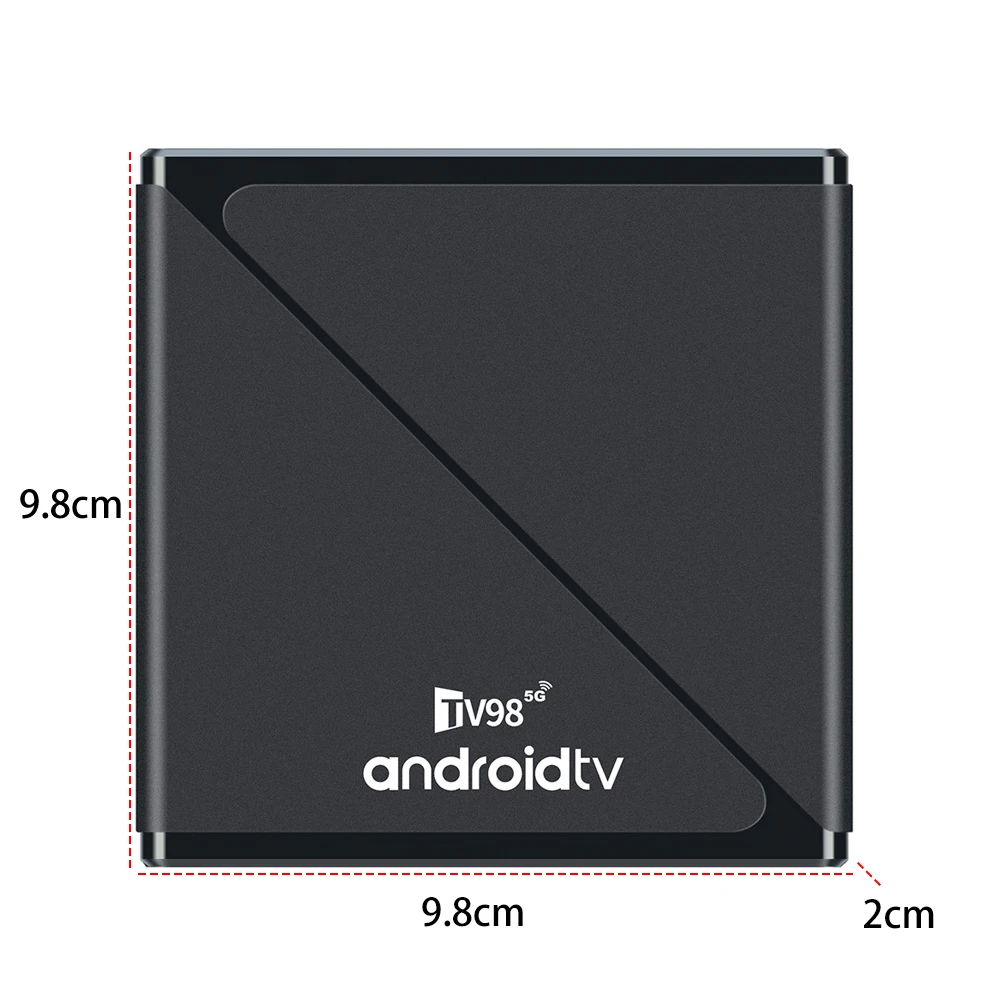 2.4G e 5G Dual WiFi BT5.0 Smart TV Box Allwinner H313 Quad Core Android 14 Set Top Box Telecomando vocale digitale HD 8K 4K