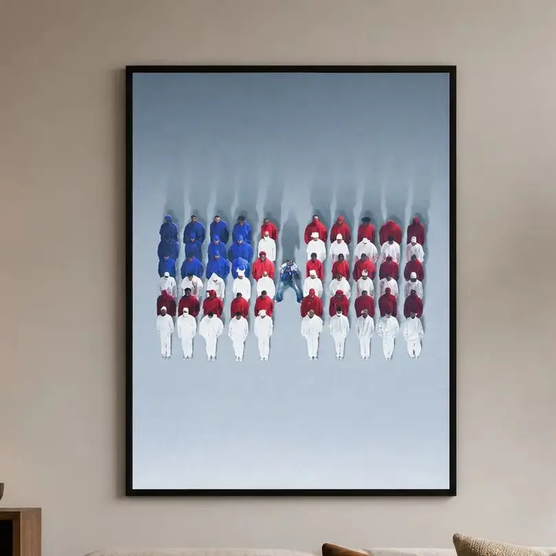Canvas Wall Print, Modern Art Illustration, High‑Grade Home Decoration Artwork for Bedroom, Living Room, Office & Interior Space