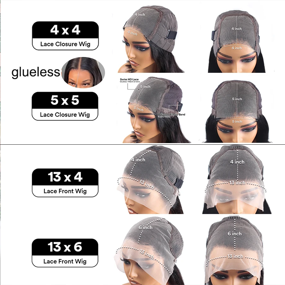 Rechte Lijmloze Pruik 13x6 Hd Kant Pruik 32 Inch Kant Voorpruik Zwart Menselijk Haar Pruik Voor vrouwen 4X4 5X5 Natuurlijk Haar Sluiting Pruik