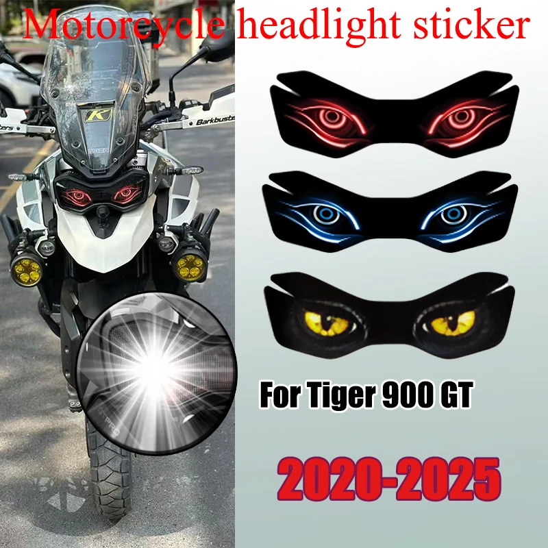 

Для Tiger 900 GT 2020-2025 мотоциклетные наклейки на фары, защитные наклейки, наклейка на фару, водонепроницаемые наклейки на мотоцикл