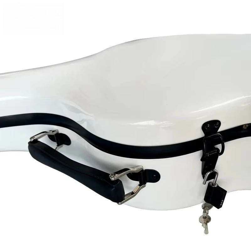 White Colour Super Light Weight Carbon Fiber Guitar case Super Double Stronger Than Fiberglass Classic Musical case