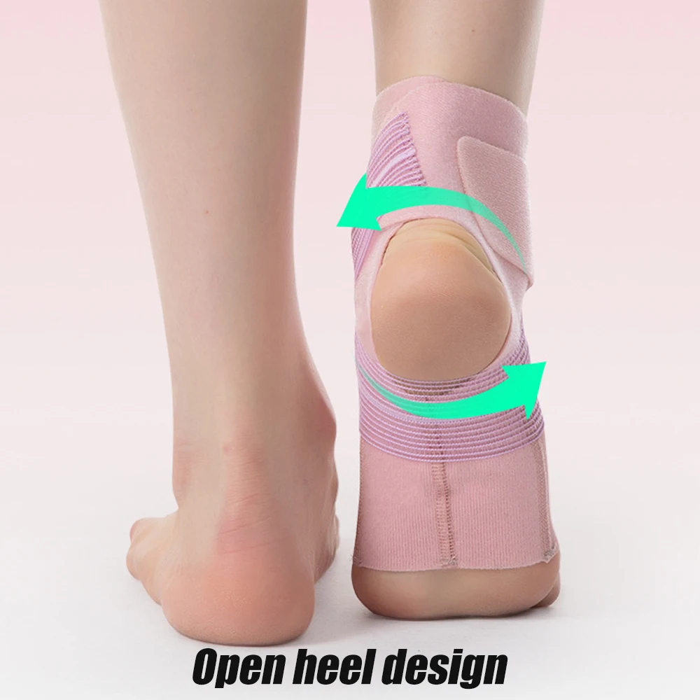 Verstellbare Knöchelbandage mit Riemen für Plantarfasziitis & Achillessehnenentzündung, Kompressionsstützmanschette für Sport, Männer & Frauen