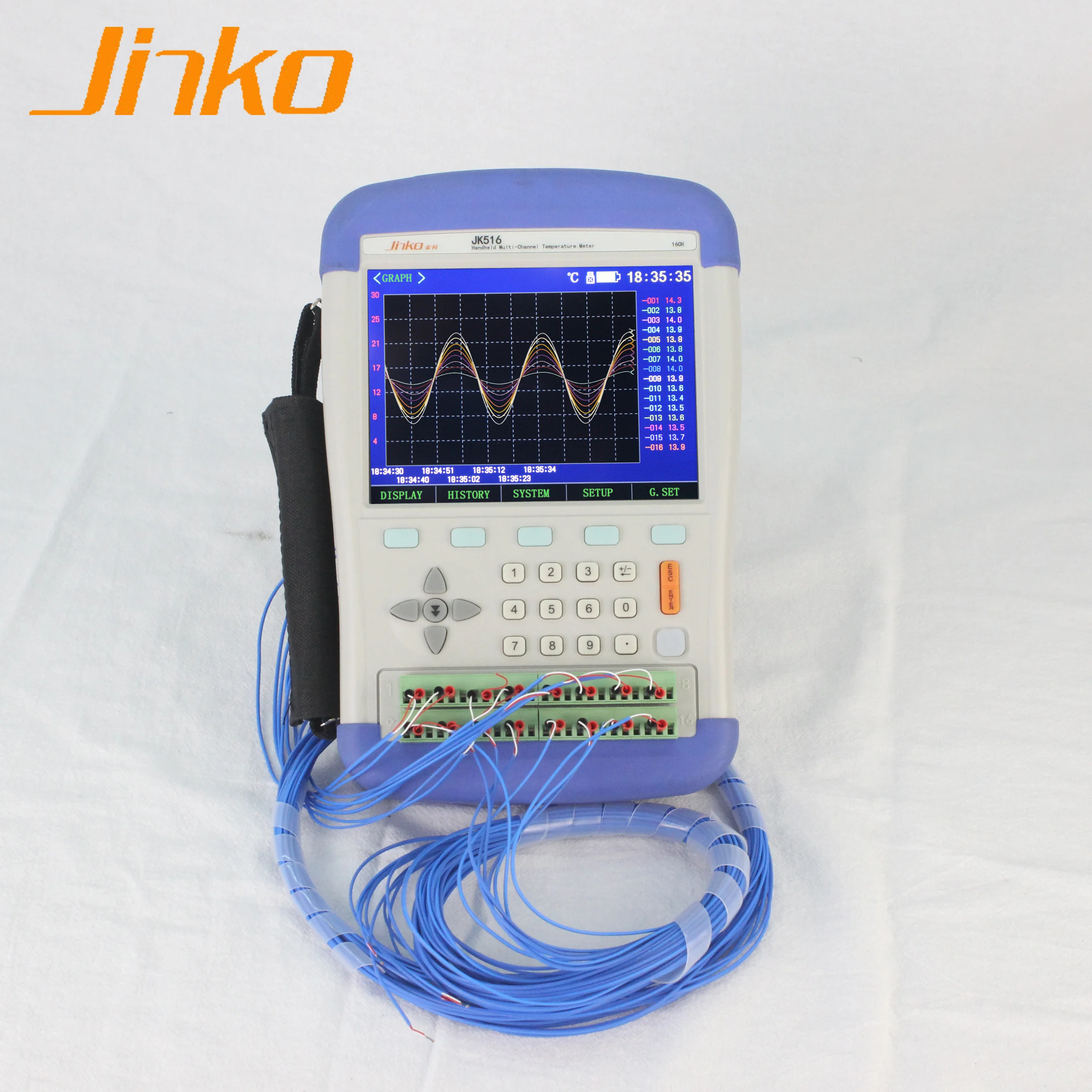 New product JK516 Temperature data logger recorder with best price digital temperature meter thermometer