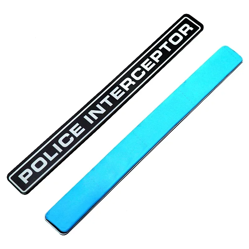 Police Interceptor Car Emblem Trunk 3D Badge Sticker for Dodge Challenger Journey Nitro Charger Caliber Durango Modification