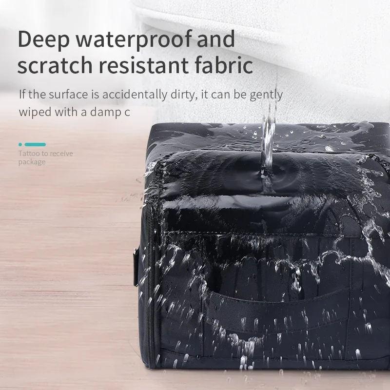 Large Women's Cosmetic Bag Travel Toiletries Organizer 4 Layers Professional Nail Case