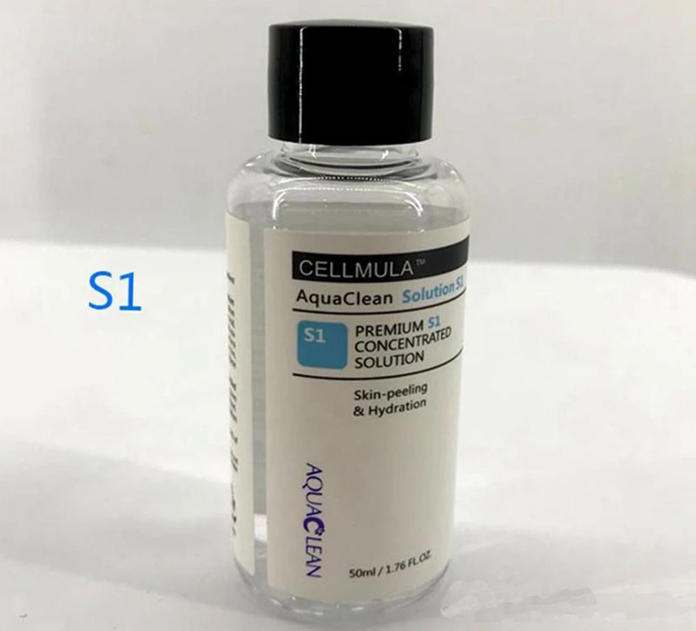 Aqua Clean Peeling Facial Solution S1 S2 S3 Serum Essence For Hydra Dermabrasion Skin Care Beauty Blackhead Wrinkle Removal