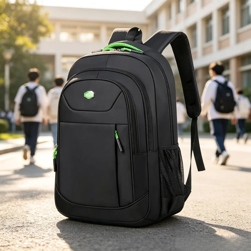 solid-color-casual-backpack-for-men-women-lightweight-double-shoulder-daypack-for-business-commute-travel-daily-work