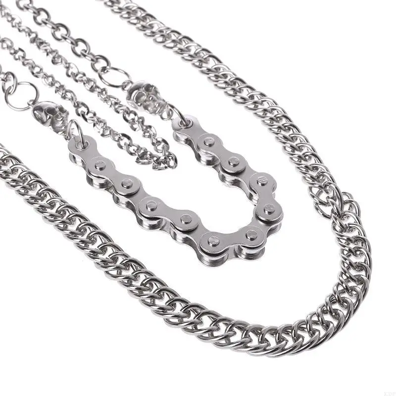 K3nf панк -брюки Цепочки