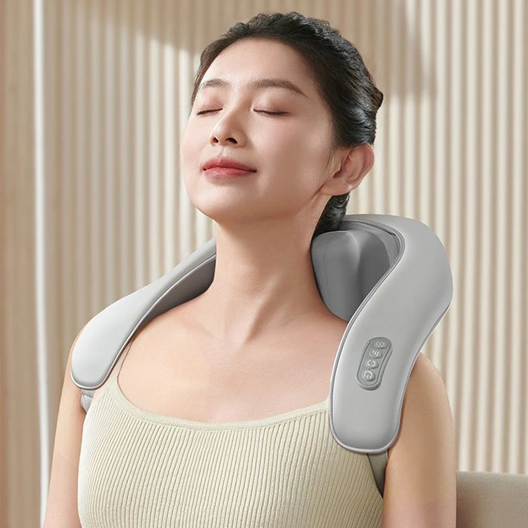 Mesin Pijat Leher dan Punggung Multifungsi Smart Library Smart Electric dengan Fitur Pemanas untuk Leher dan Bahu
