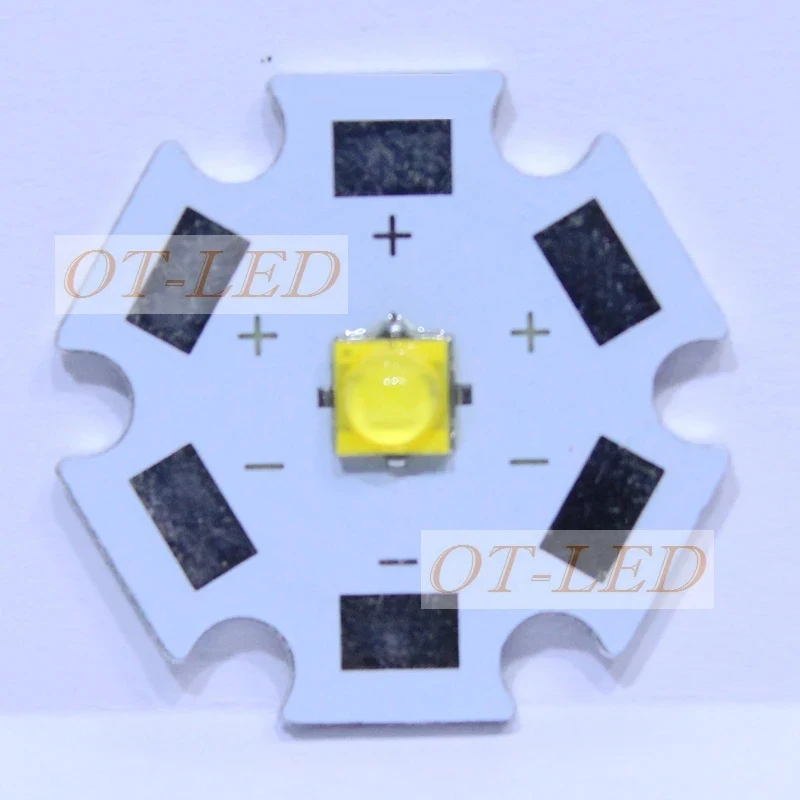 10-100pcs Original XTE LED XT-E 1-5W LED Emitter Pure White 6000K Neutral White 4500K Warm White 3000K Diode Chip With 20MM PCB