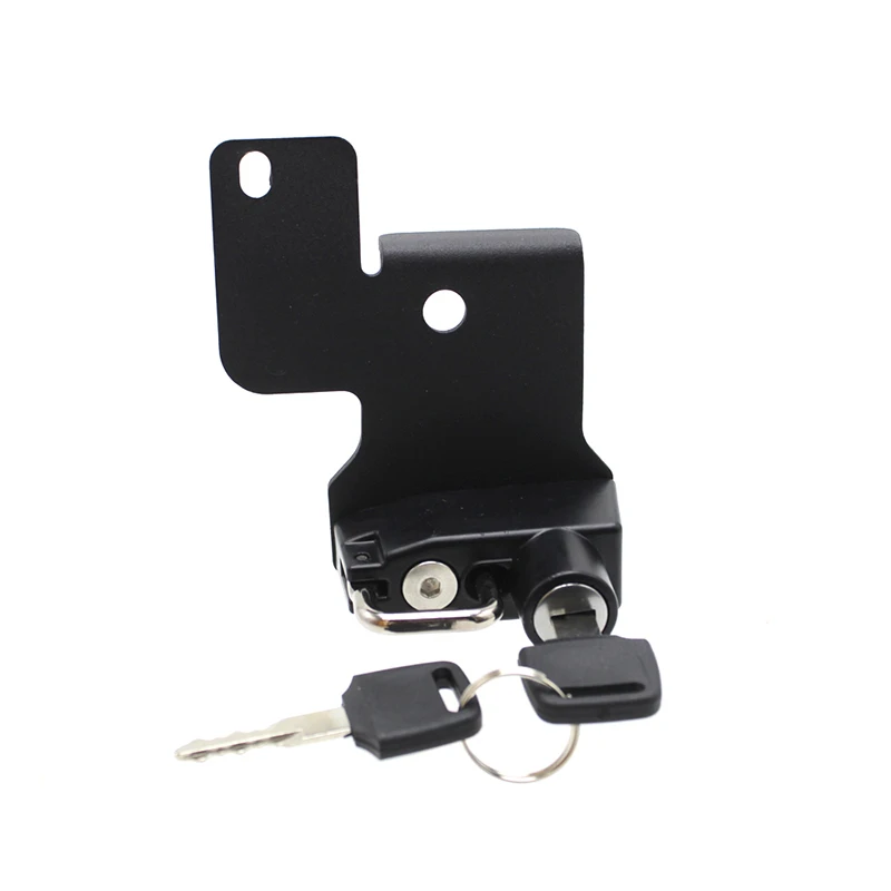 Fit For HARLEY SportsterS RH1250S 2021- NIGHTSTER RH975 2022 Helmet Lock Mount Hook with 2 Keys Side Anti-theft Security Alloy