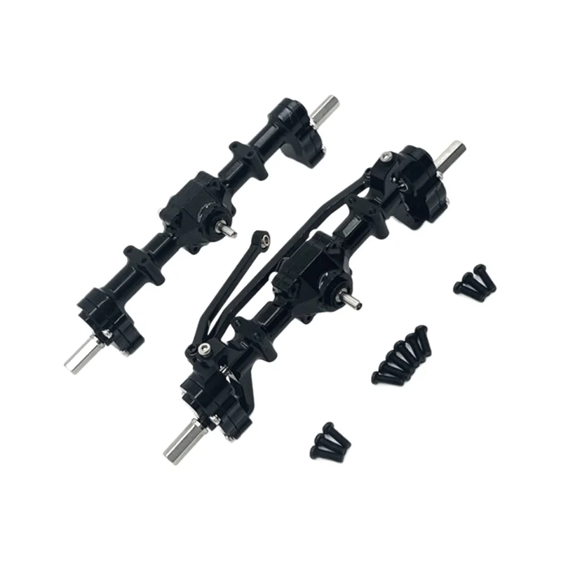 

DELAM-RC Car Upgrade Front Rear Portal Bridge Axle Differential Assembly Kit For WPL C14 C24 C34 B14 B24 RC Car Upgrade Parts