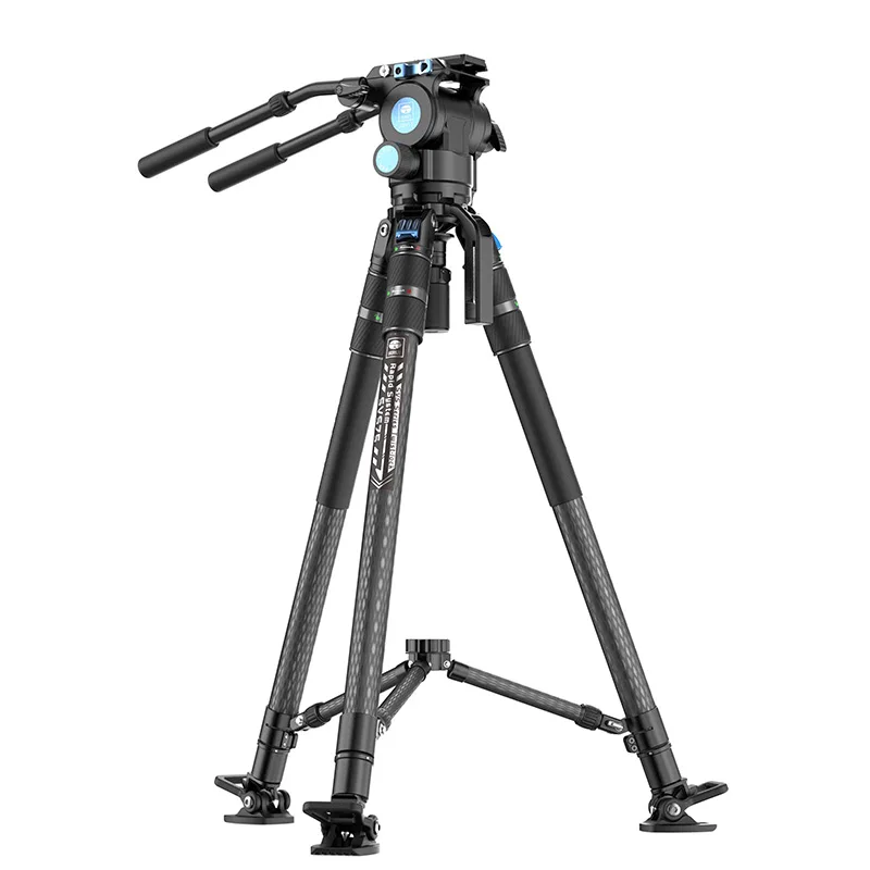 SIRUI SVS75 Rapid System One-Step Height Adjustment Carbon Fiber Tripod Lightweight and Stable for Outdoor Videography