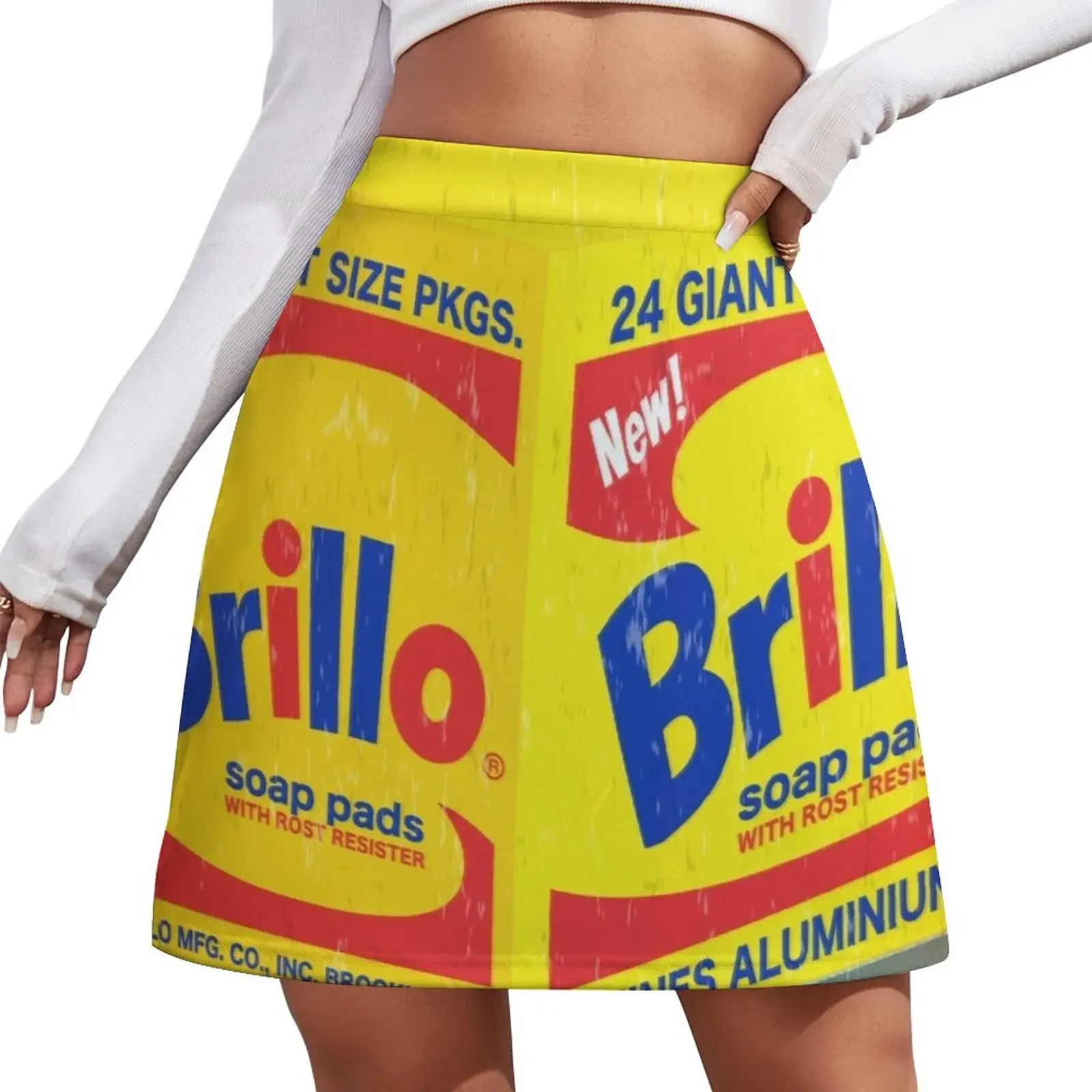 

BRIGHTNESS Mini Skirt women's stylish skirts 90s aesthetic Clothes for summer korean style