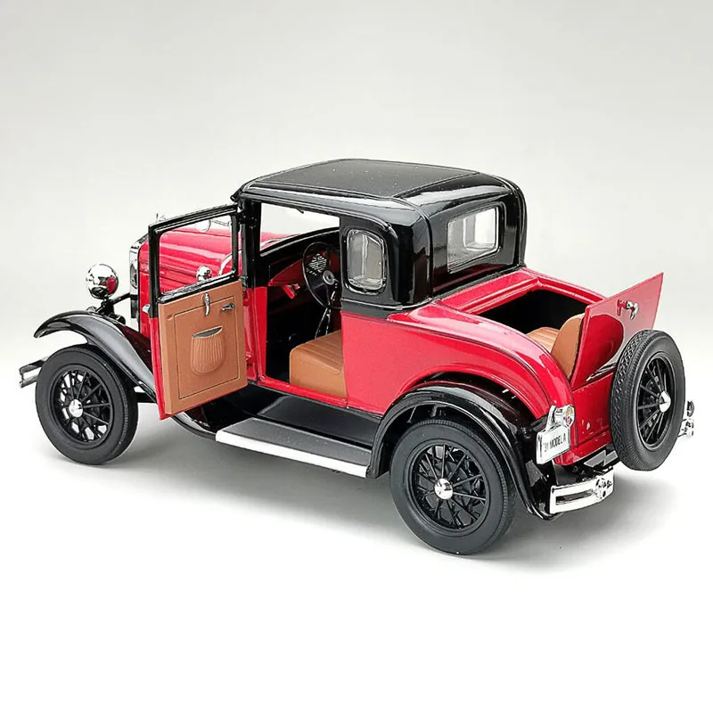 Diecast 1/18 Scale 1931 Ford Model A Coupe Classic 6137 Alloy Car Model Collection Souvenir Display Ornaments