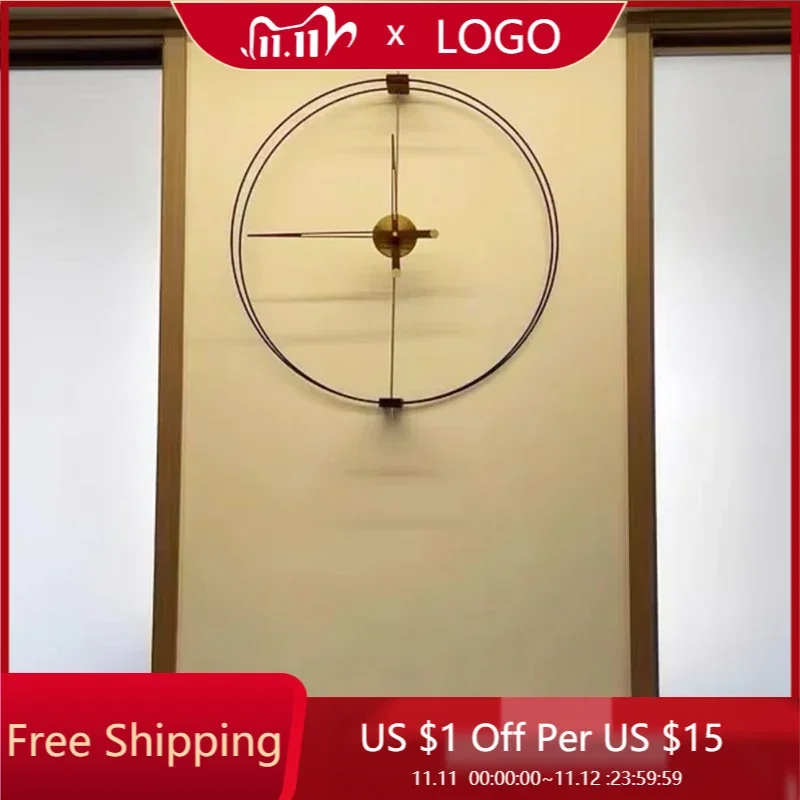 

Clock Wall Digital Clock Wall Aesthetic Design Creative Fashion Nordic Wall Watch Bedroom Luxury Horloge Murale Home Decoration