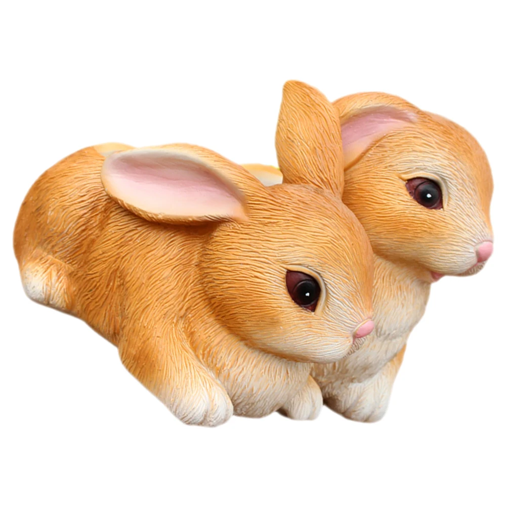 Cute Rabbit Planter Resin Flowerpot for Succulents Cactus Small Plants Decor Desktop Garden Balcony Bonsai Pot Small Flowerpots