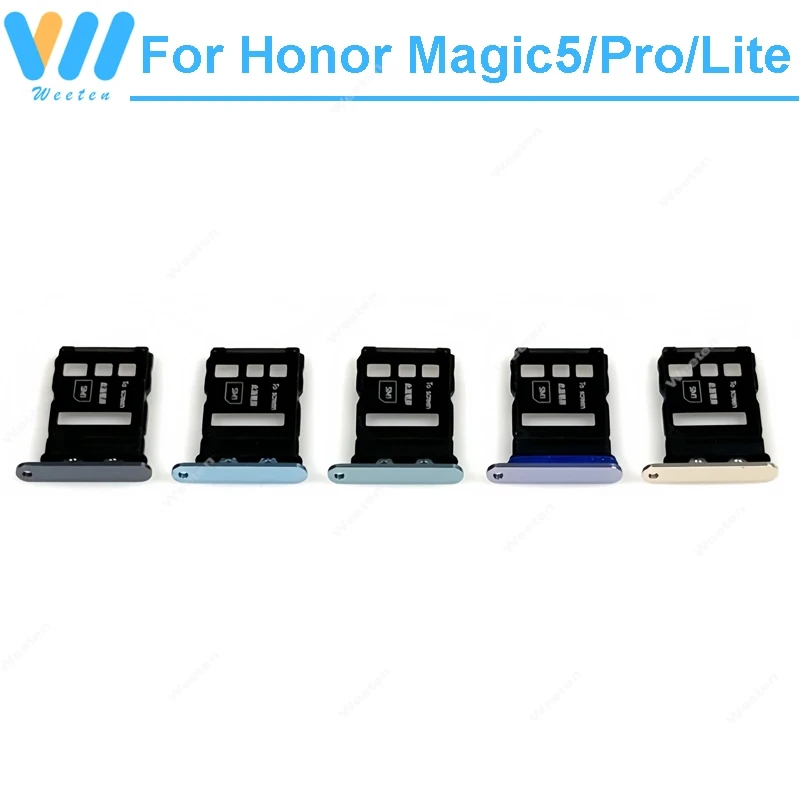 Sim Card Tray Socket Adapter For Huawei Honor Magic5 Magic 5 Pro Lite Sim Card Reader Slot Connector Holder Replacement Parts