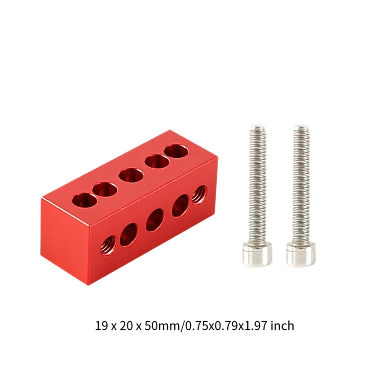 تلسكوب دليل حلقة الناهض كتل الفواصل الألومنيوم المحمولة سطح أملس تجميع بسيط مع 1/4 "و M6 مسامير التبعي