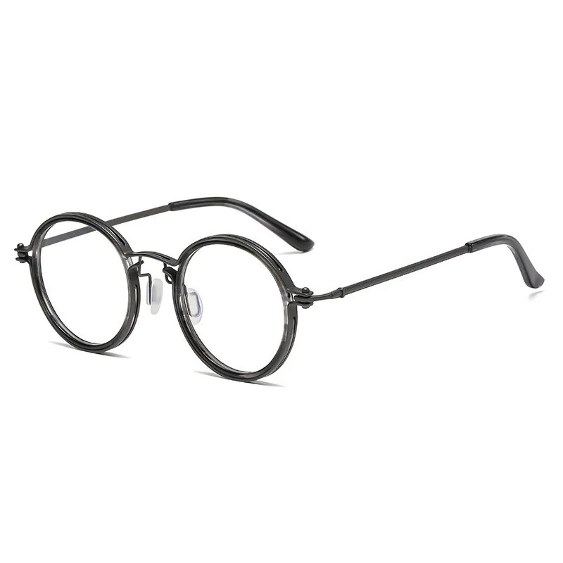 Retro Round Blue Light Glasses for Men Brand Designer Metal Spectacles Frame Women Vintage Computer Eyewear Male UV400 Glasses