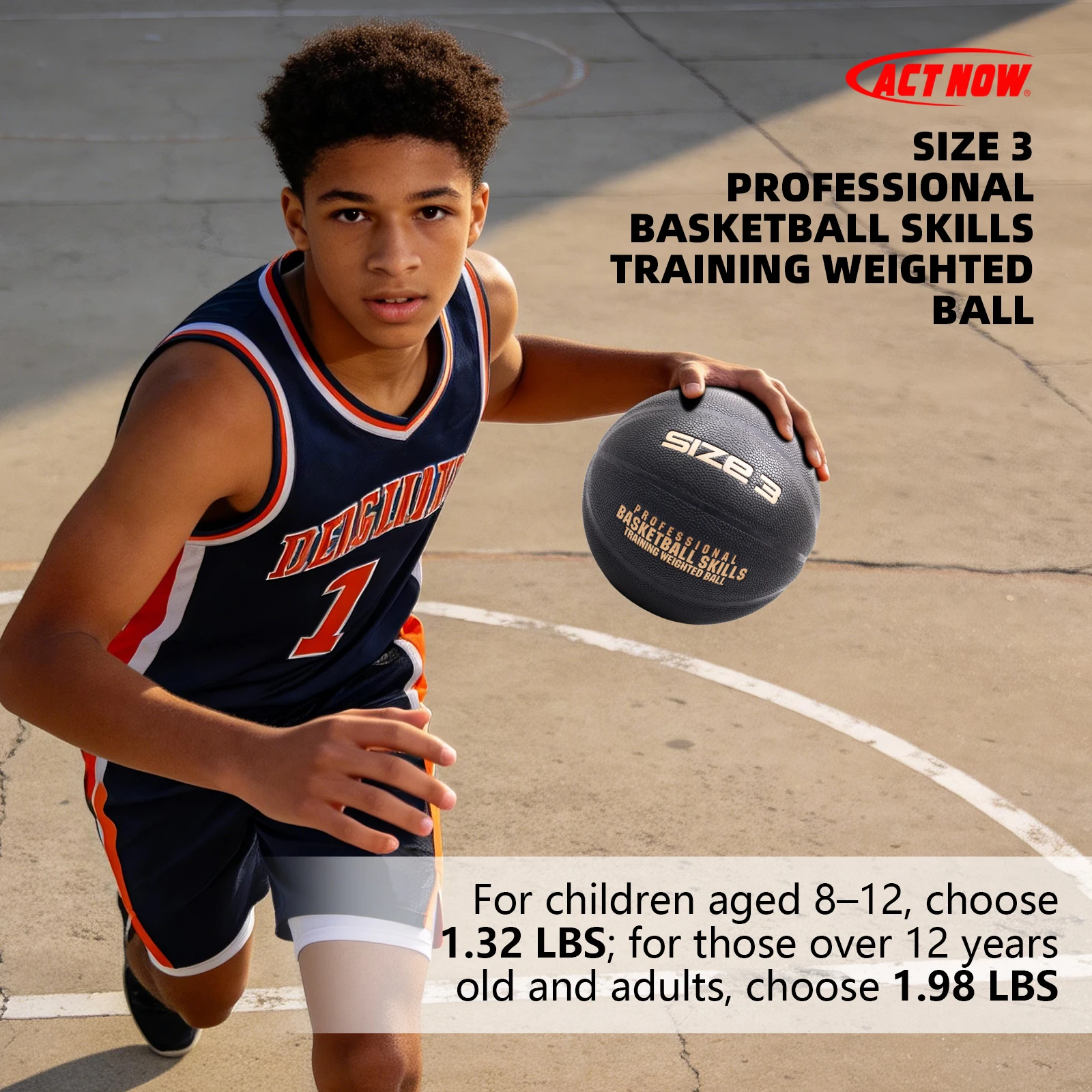 Trainer Heavy Basketball Size 3 Small Ball Weighted Basketball For Indoor&Outdoor Strength Training&Improving Ball Control