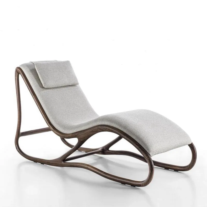 North American black walnut new Chinese leisure chair, Song-style aesthetic Italian light luxury sofa chair