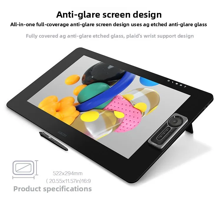 DTK2421 Digitalbildschirm 24-Zoll-LCD handbemalter Bildschirm Computer-Malbildschirm PS elektronisch