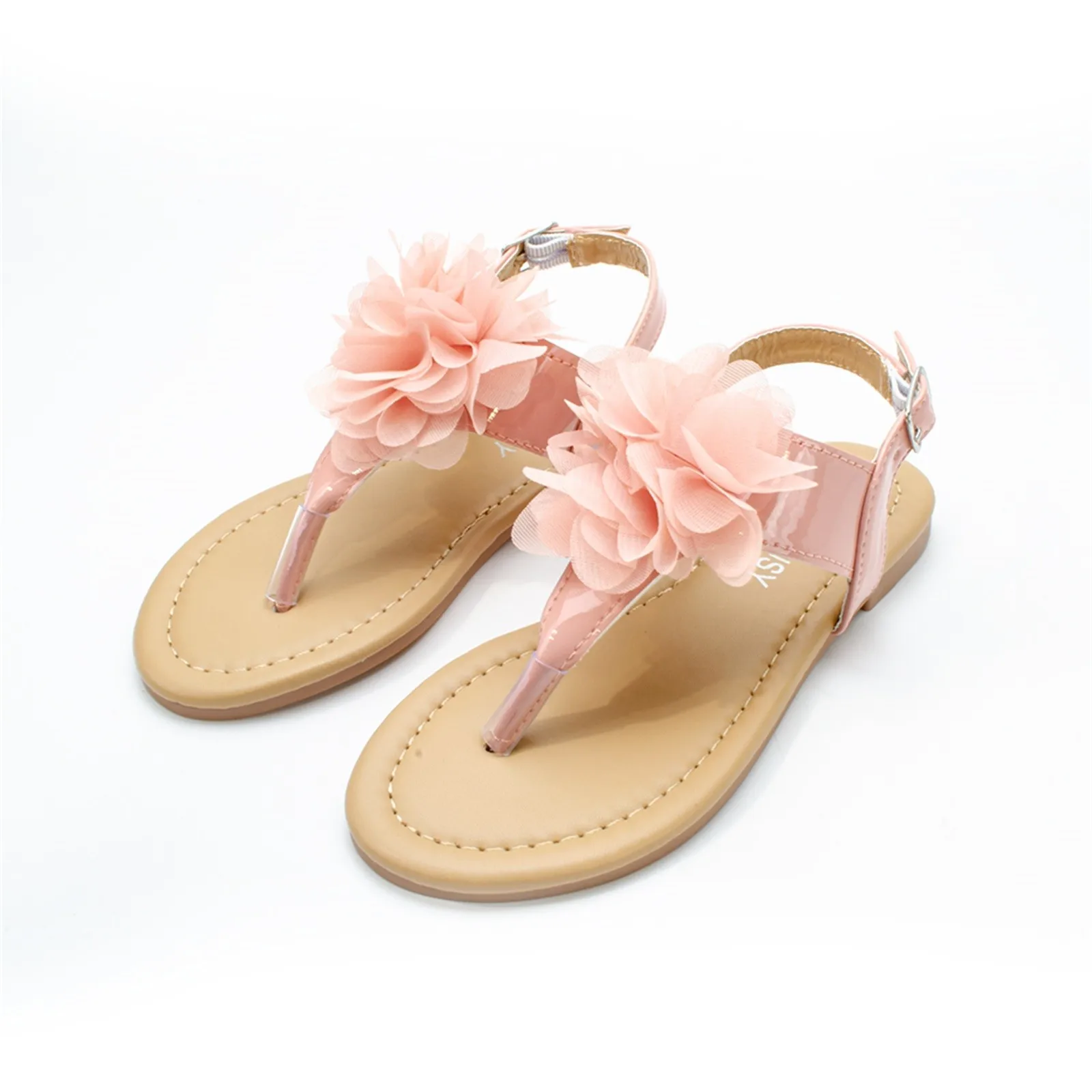 Girl Sandal 2024 Summer New Fashion Clip Toe Girl Shoe Cool Princess Shoe Casual Versatile Child Sandal Beach Shoe Kid Shoes