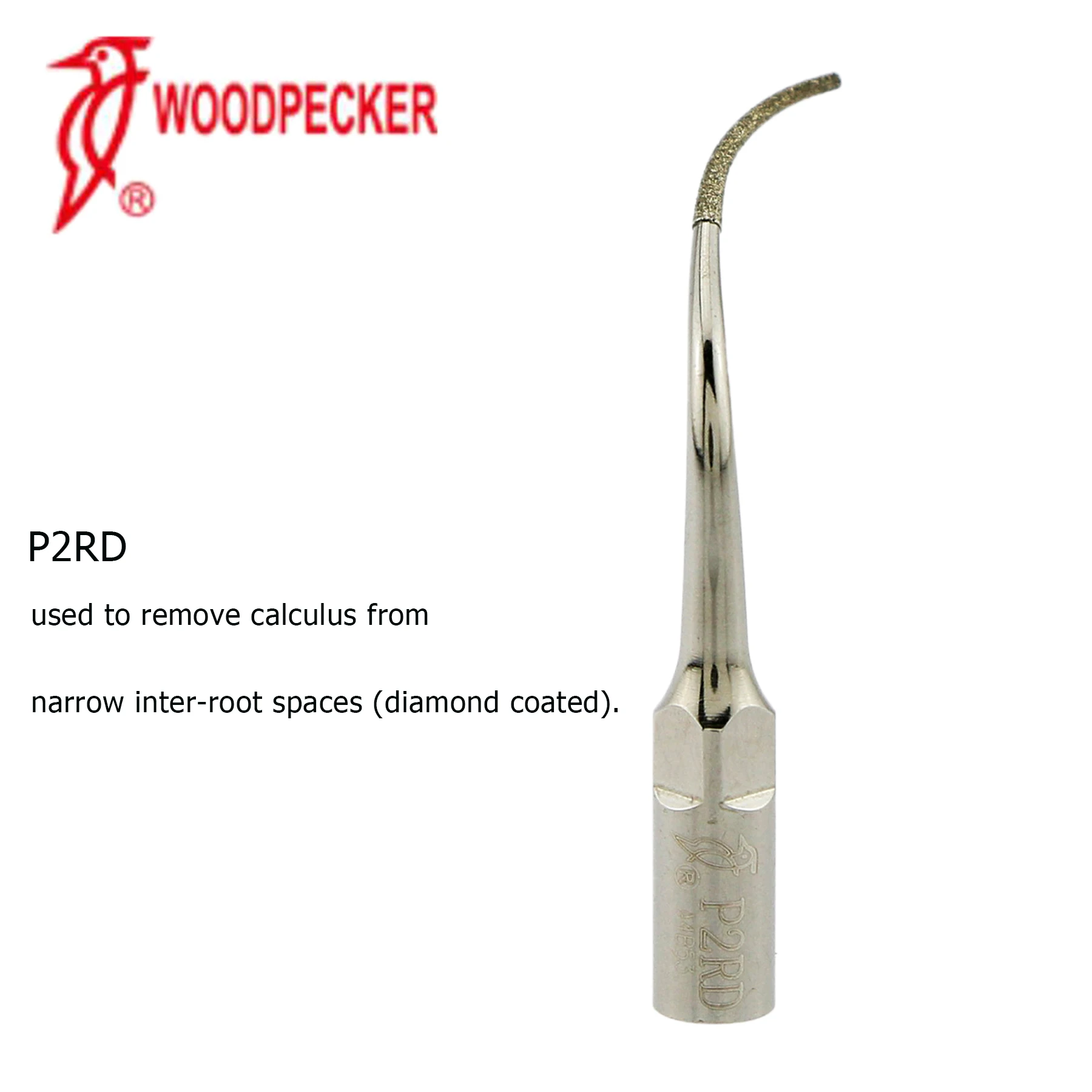 Woodpecker Original Dental Ultrasonic Scaler Tip Periodontal Scaling Tips Diamond P1 P3 P3D P4 P4D P2L P2LD P2R P2RD for EMS UDS