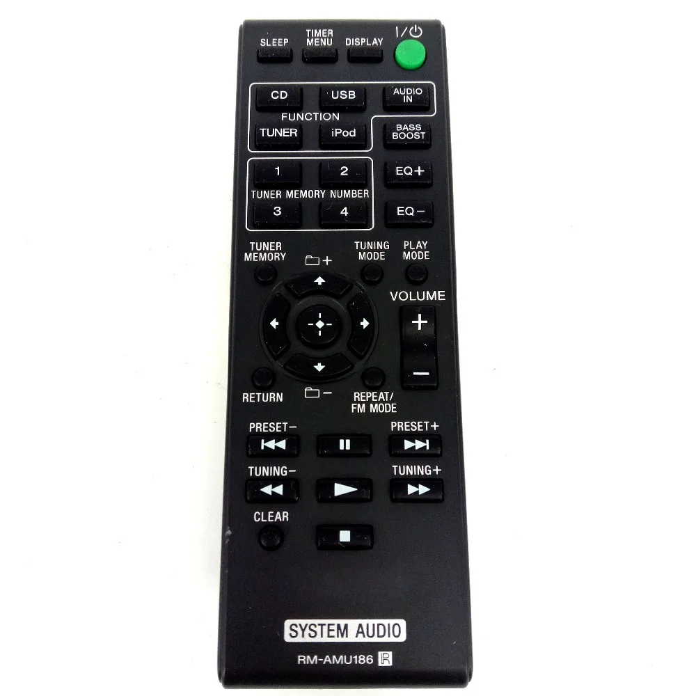 Used Original RM-AMU186 For Sony SYSTEM AUDIO Remote Control MHC-EC919IP MHC-EC719IP MHC-EC619IP Fernbedienung