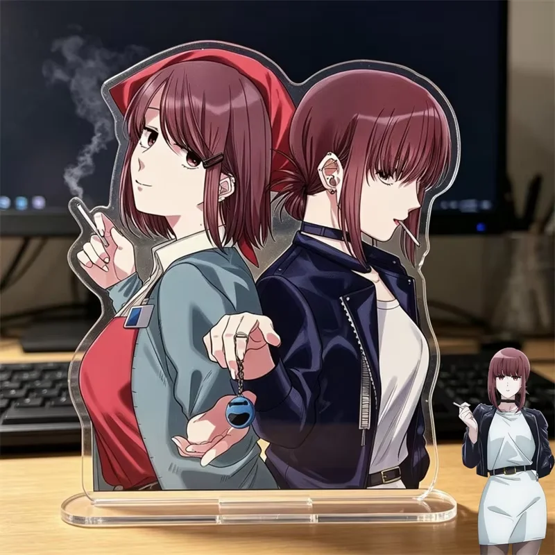 Anime Smoking Behind The Supermarket With You Yamada Tayama Cosplay Acrylic Stand Desktop Ornament Figure Accessories Props