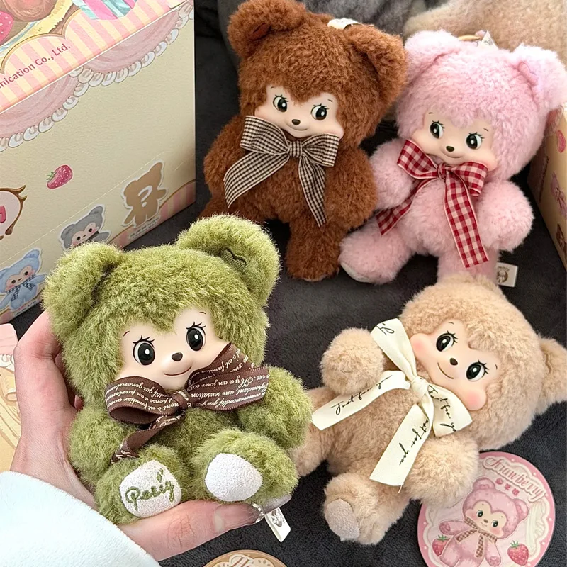 Pezzy bear série de presente caixa cega adorável anime figura surpresa caixa na moda boneca natal brinquedos colecionáveis mistério pendan presentes
