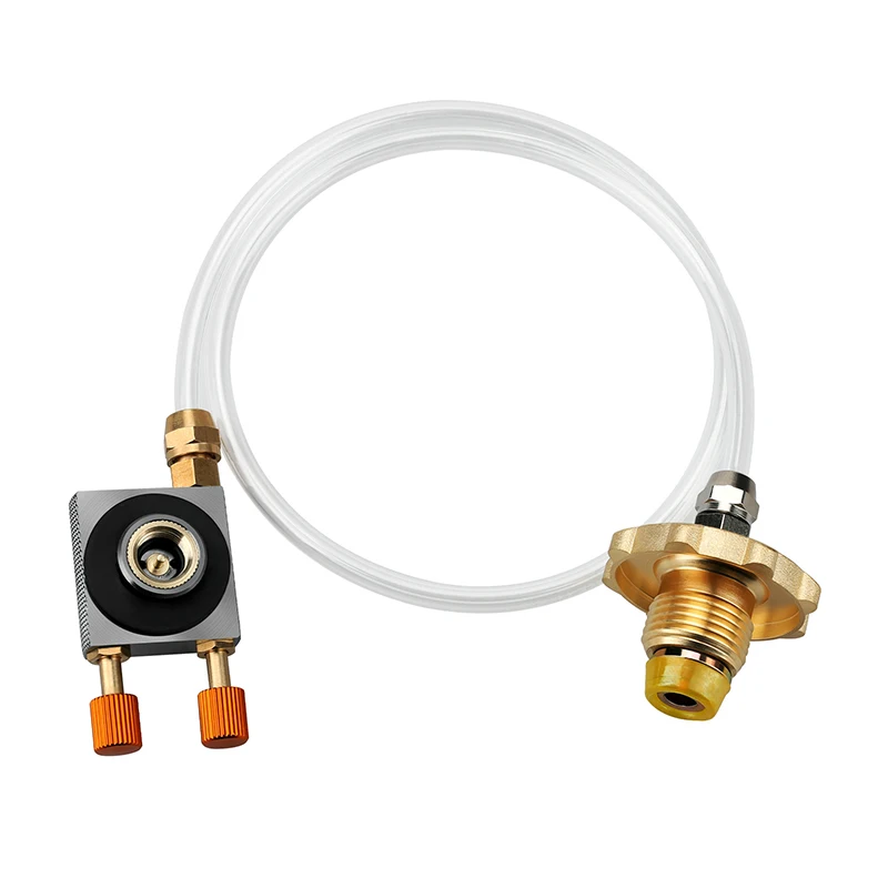 موقد غاز للتخييم الخارجي محول إعادة ملء البروبان ، محول أسطوانة مسطح LPG ، مقرنة خزان التعبئة ، ملحقات خزان إسرائيل #2