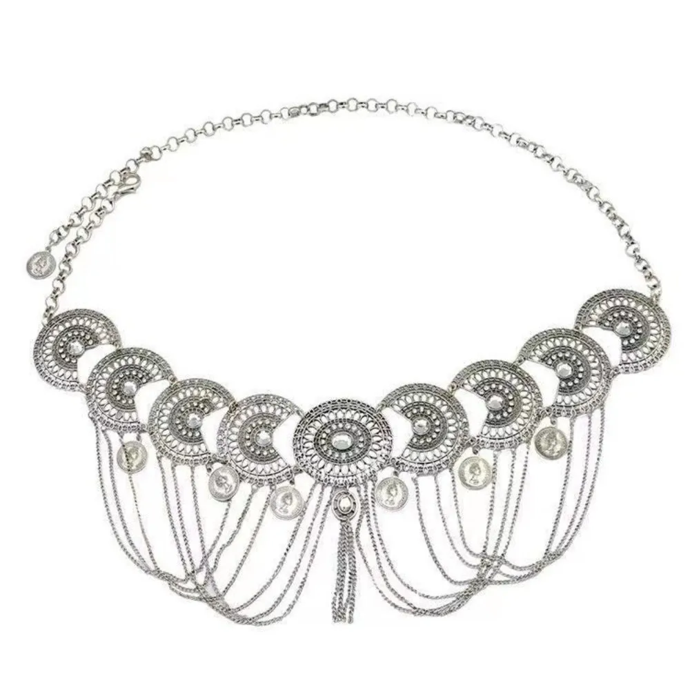 Belt Vintage Belly Dance Scarf Creative Tassel Belly Chain Ethnic Bohemia Waist Chain Dress Accessories