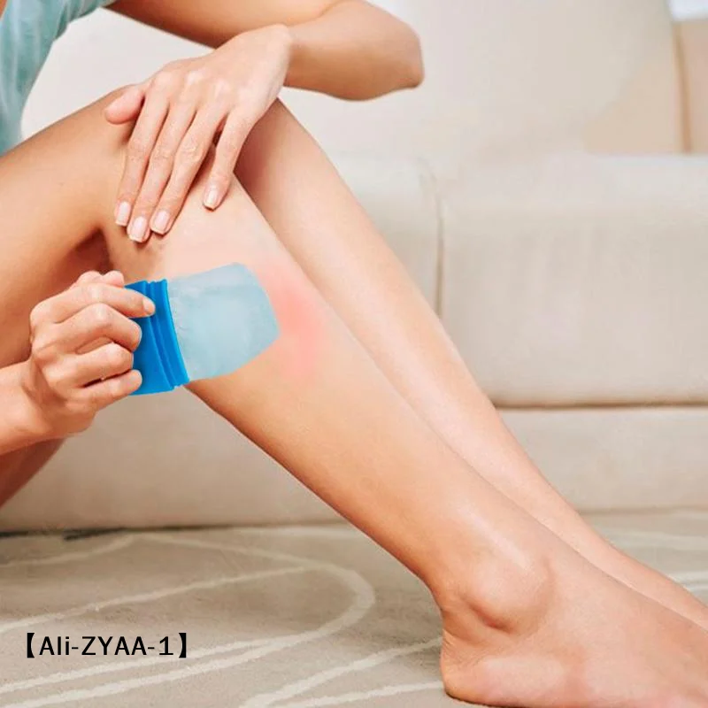【A】1Pcs  Beauty Massage Silicone Ice Mold Summer Reusable Ice Face Roller For Eye Puffiness Ice Facial Roller Shrink Pores
