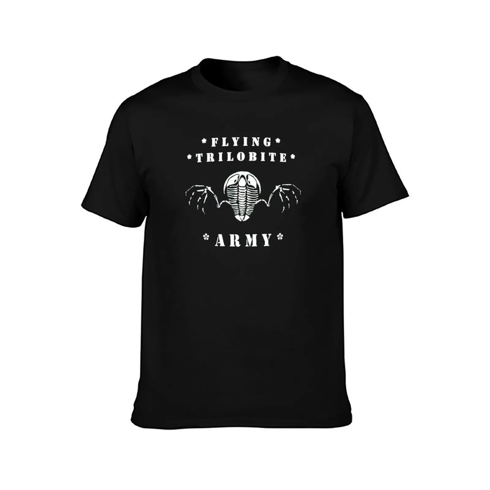 Flying Trilobite Army - white T-Shirt Basic Comfort Fit for Men T-Shirt