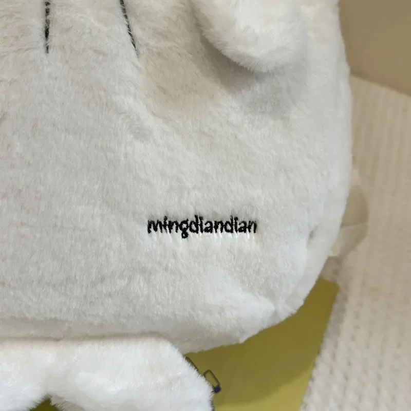 Tierischer Cartoon-Pinguin-Plüschrucksack Kawaii Hai-Siegel-Weiche Flauschige Schultasche für Teenager Tägliche Reise-Schultertasche Geschenk – Detail 8