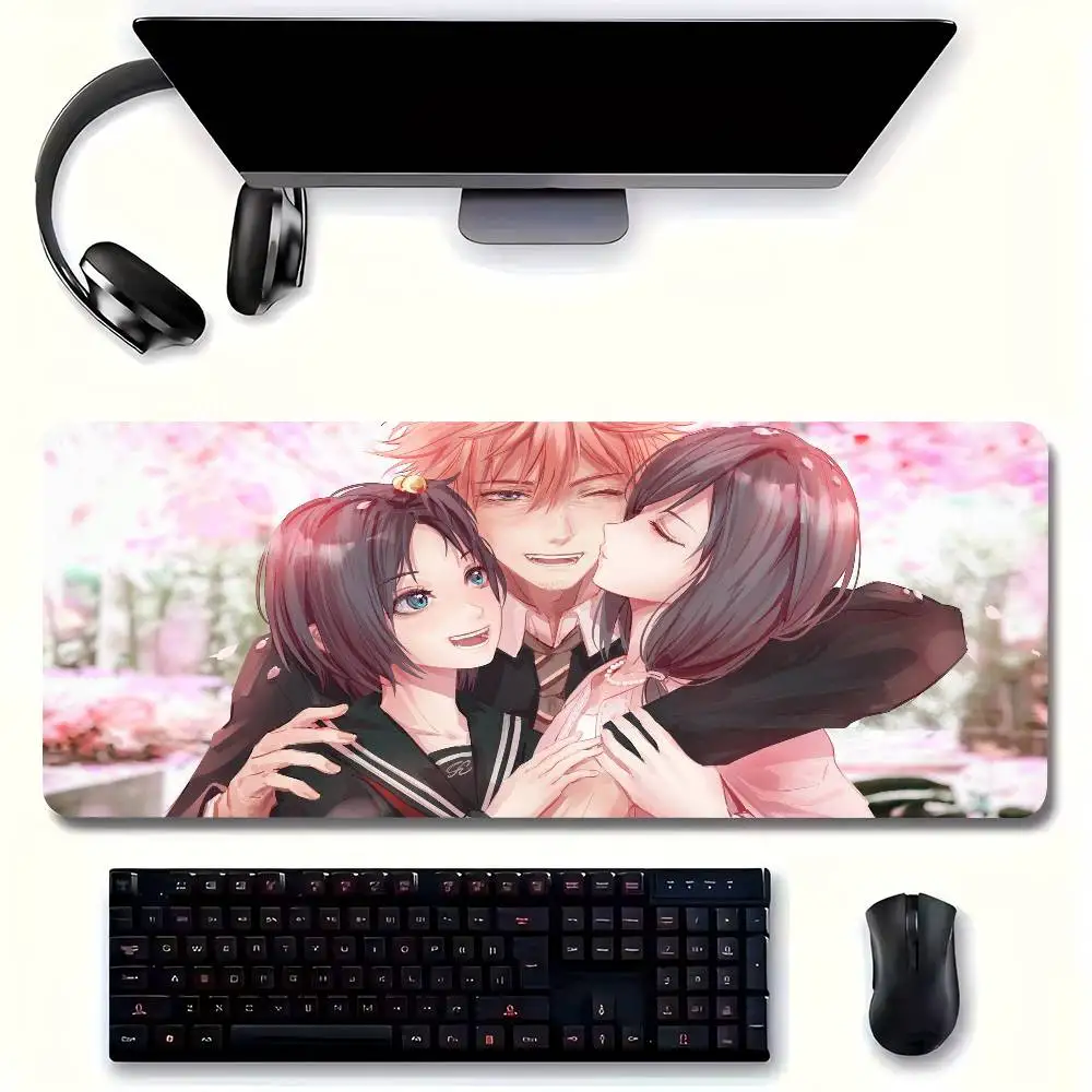 ID INVADED Mystery Anime Mousepad Non-slip Suitable For Office Computers Laptops E-sports Game Desk Mats XXL Keyboard