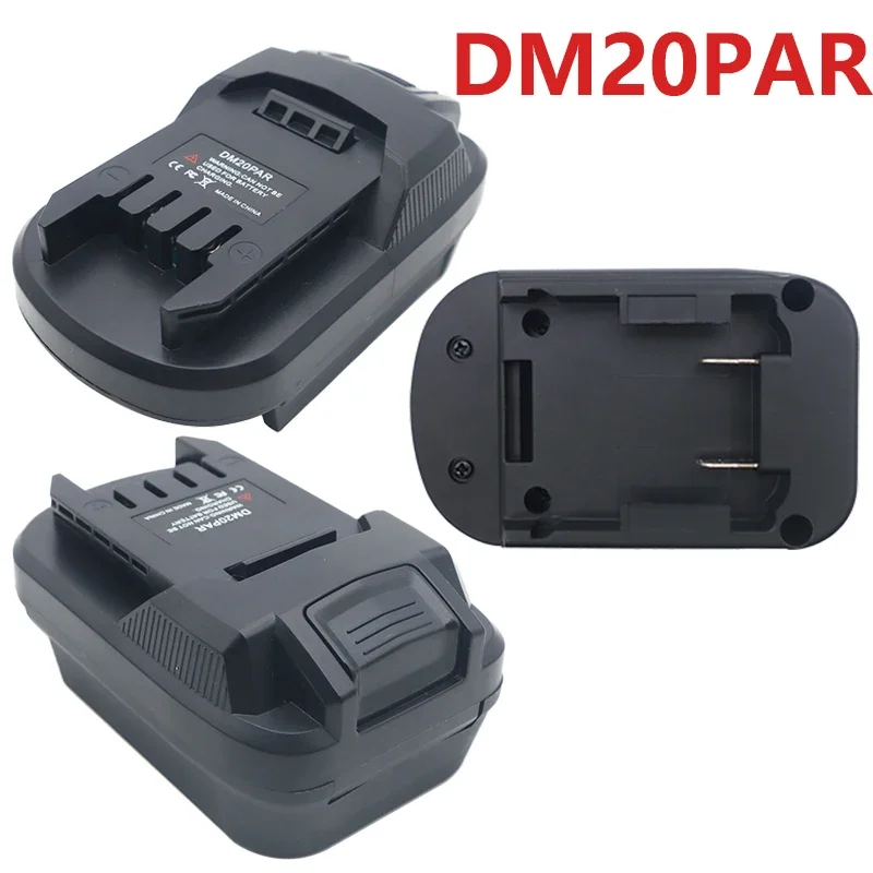 

DM20PAR Adapter Converter for Dewalt/Milwaukee 18v Lithium Battery Convert To for Parkside 20V Lithium Battery Power Tool Use