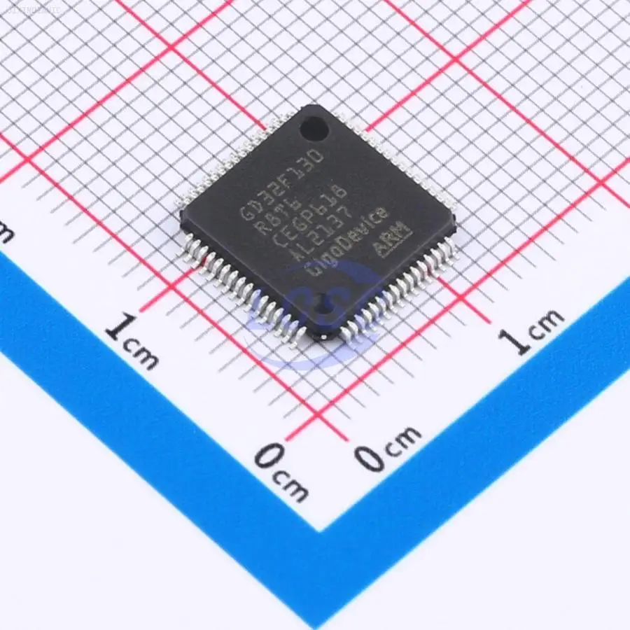 1PCS GD32F130R8T6 64KB 8KB FLASH 55 2.6V~3.6V ARM-M3 72MHz LQFP-64(10x10) Microcontrollers (MCU/MPU/SOC) ROHS