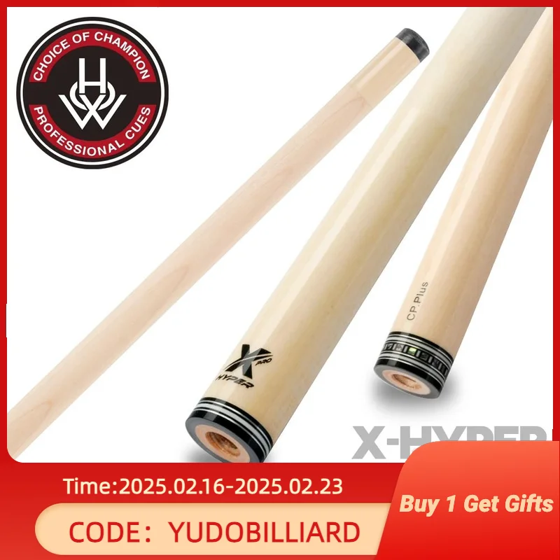 

HOW Cue Shaft X-Hyper Billiard Cue Shaft CP PLUS Shaft 74cm Length 12.6mm 3/8*8 Radial Joint Single Shaft Billiard Accessories