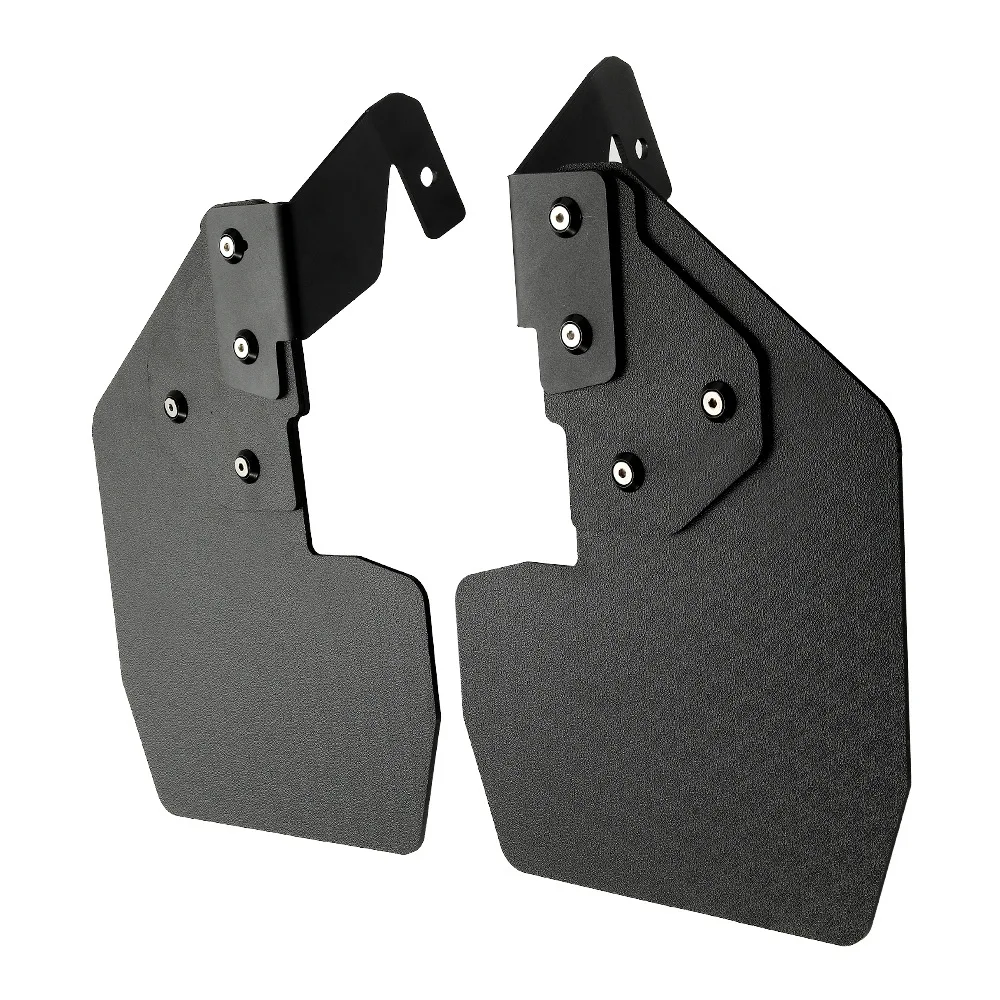 2Pcs Mudflaps Flaps Exterior Parts Black Rear Mudguard Mudflaps for Kawasaki TERYX KRX 1000