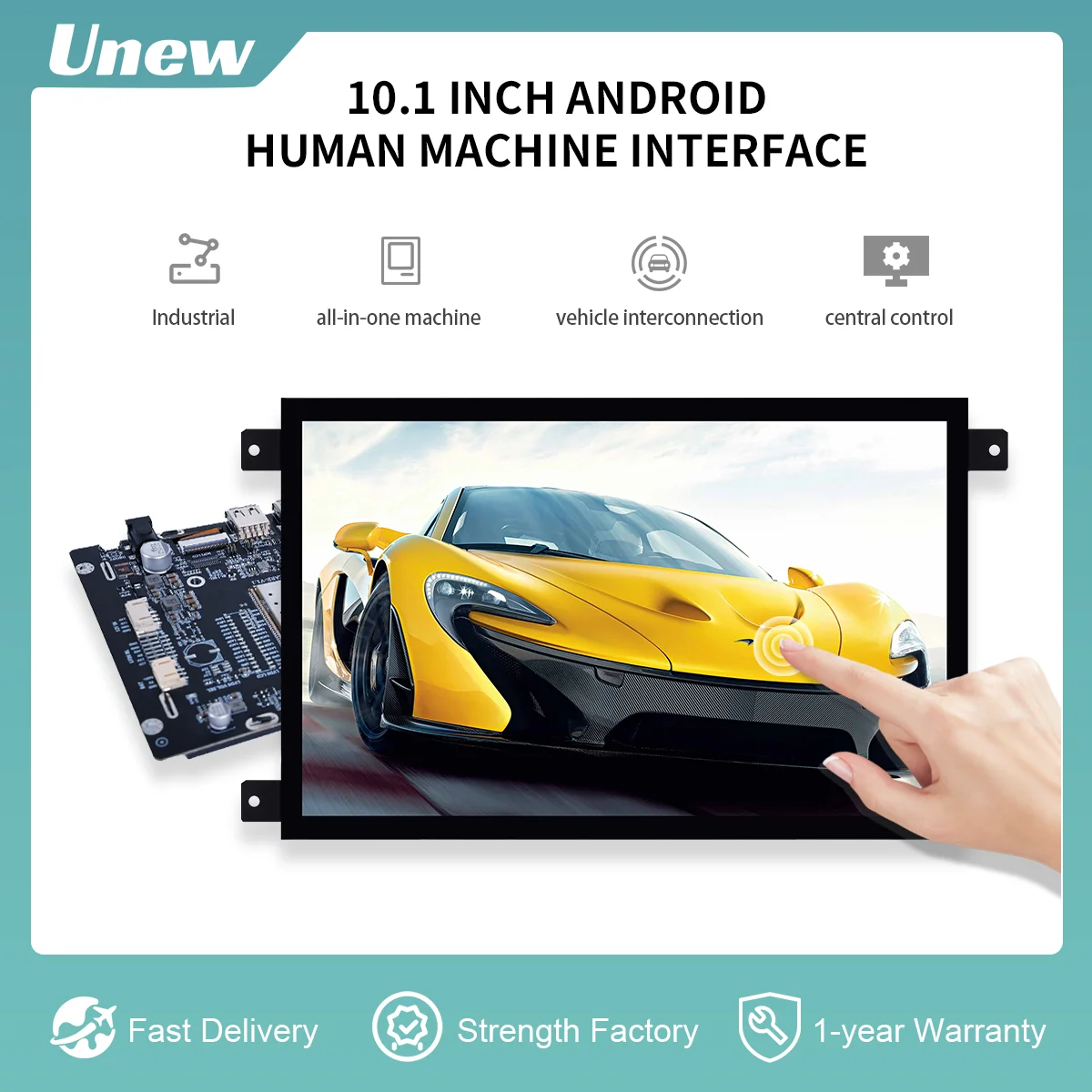 

10.1 inch LCD Embedded Linux lvds Controller 2GB16GB Full Function And Android Development Board/ Open Source Android And Ubuntu