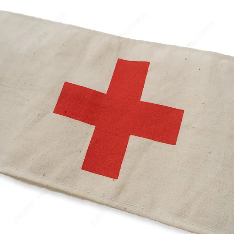 WW2 Chinese Army Health Worker Armband Military Red Cross  CN11001