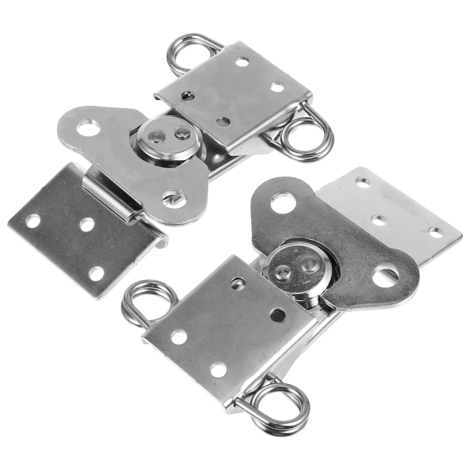 

2Pcs Spring Loaded Twists Latch Stainless Steel Rustproof Case Box Closure Lock for Flight Boxes Toolboxes