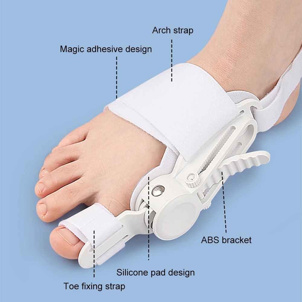 Hallux Valgus Bunion Corrector Big Toe Separatorfinger Straightener Orthopedic Adjustable Foot Toe Corrector Posture Braces