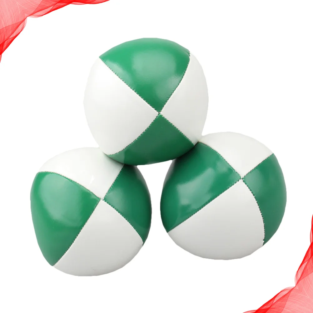 

3Pcs Juggling Balls Performance Set Fine Stitching Soft Grip Fun Learning Starter Kit for Children Adults Outdoor Sports