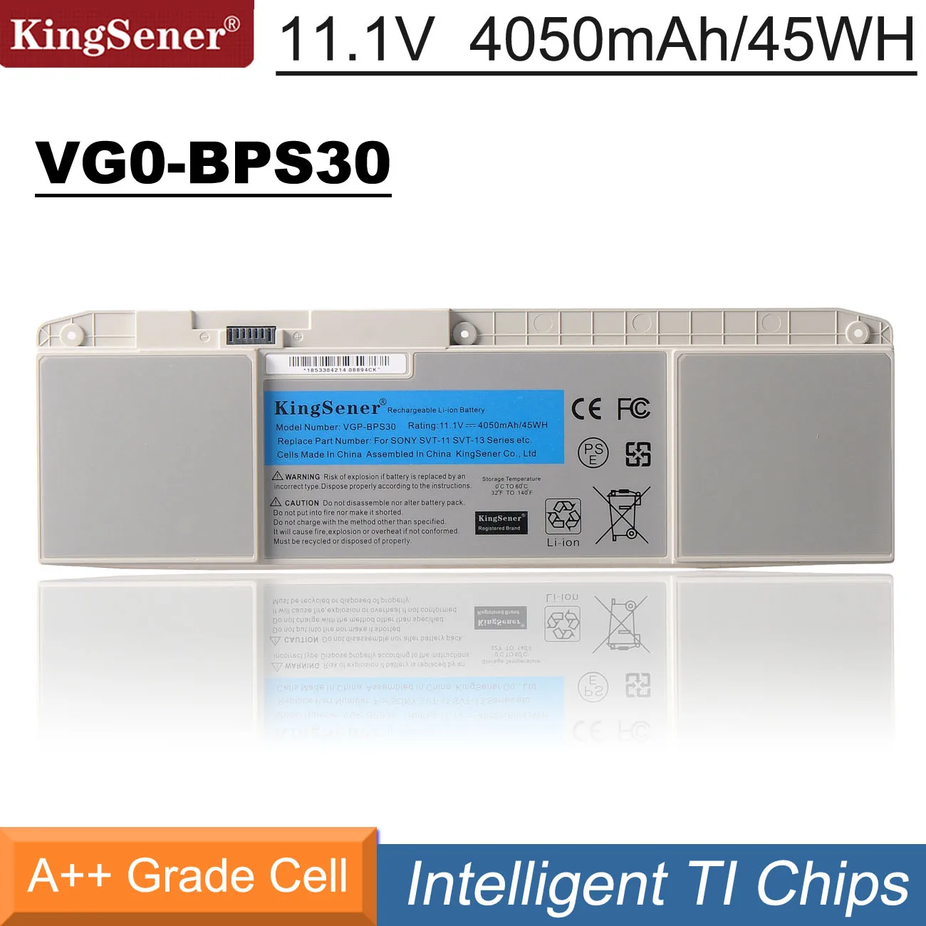 

KingSener VGP-BPS30 Laptop Battery for SONY VAIO SVT11 SVT13 SVT131A11T SVT131A11W SVT111A11W SVT131B11T SVT-13 SVT-11 Series