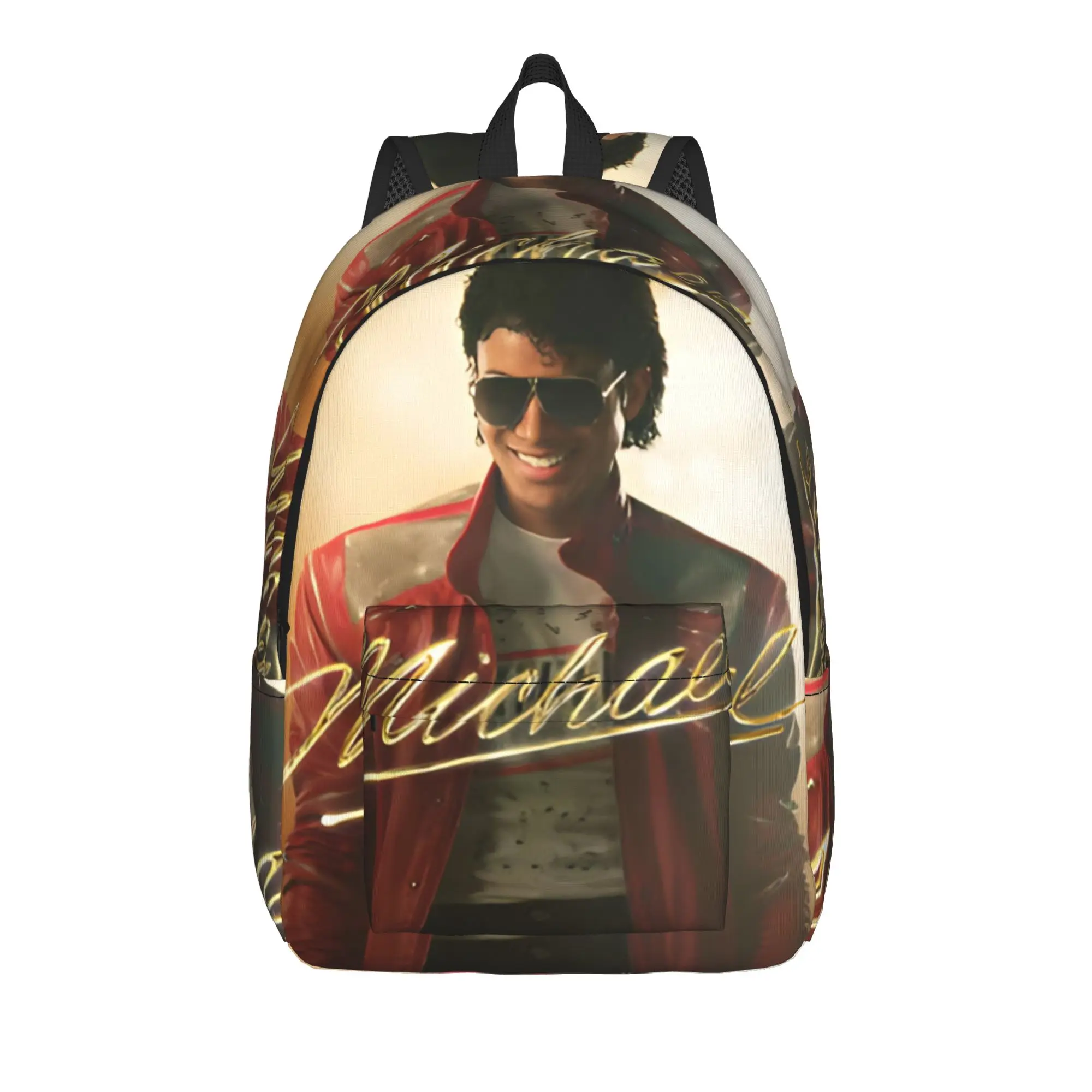 Michael Jacksons Musical Movie 2026 Casual Backpack Gift High School Business  Daypack for Men Women Laptop Canvas Bags